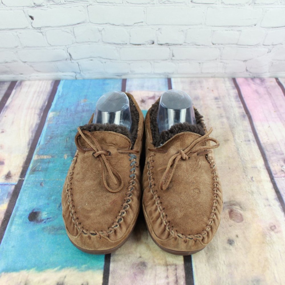 LL BEAN Lined Wicked Good Mocs Slippers Size 10 M - Picture 5 of 9